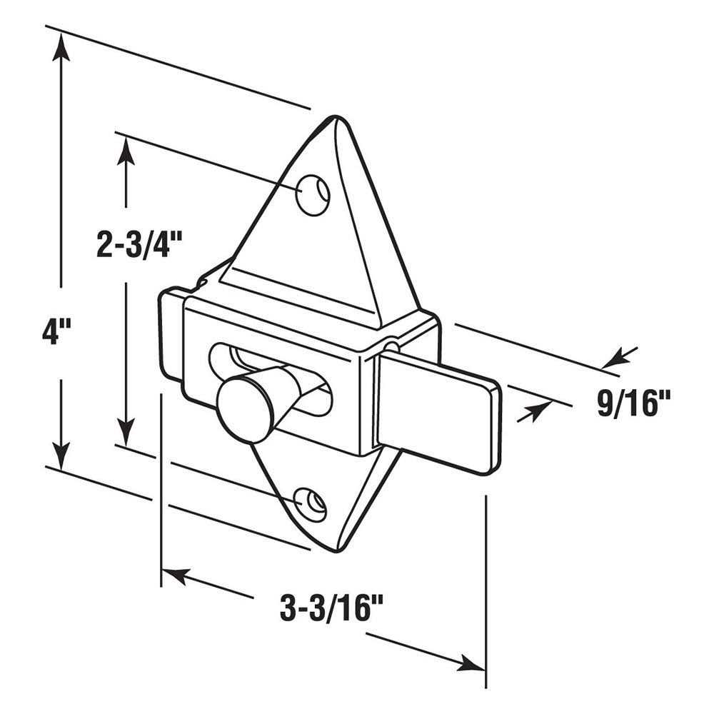 Prime-Line Patio Door Handle C 1316 - Zenithce