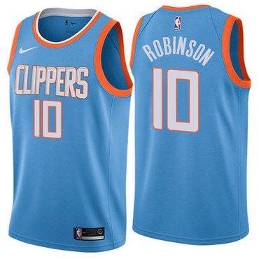 Clippers #10 Jerome Robinson Blue Swingman City Edition Jersey - Zenithce