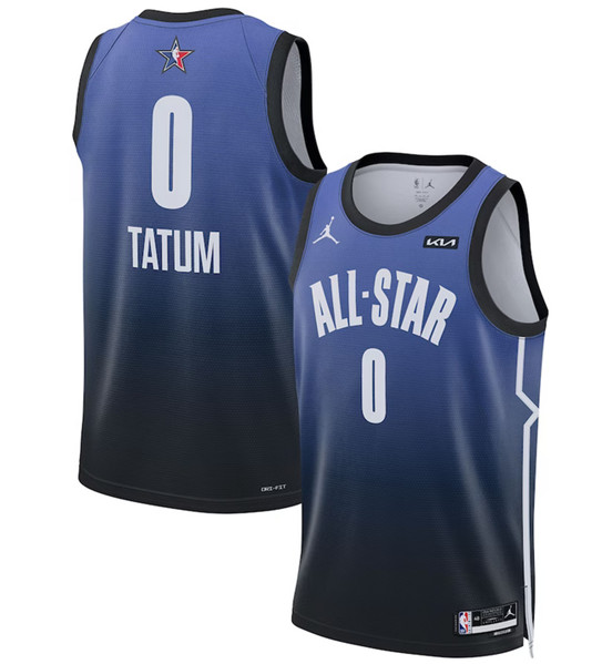 2023 All-Star #0 Jayson Tatum Blue Game Swingman Stitched Jersey - Zenithce