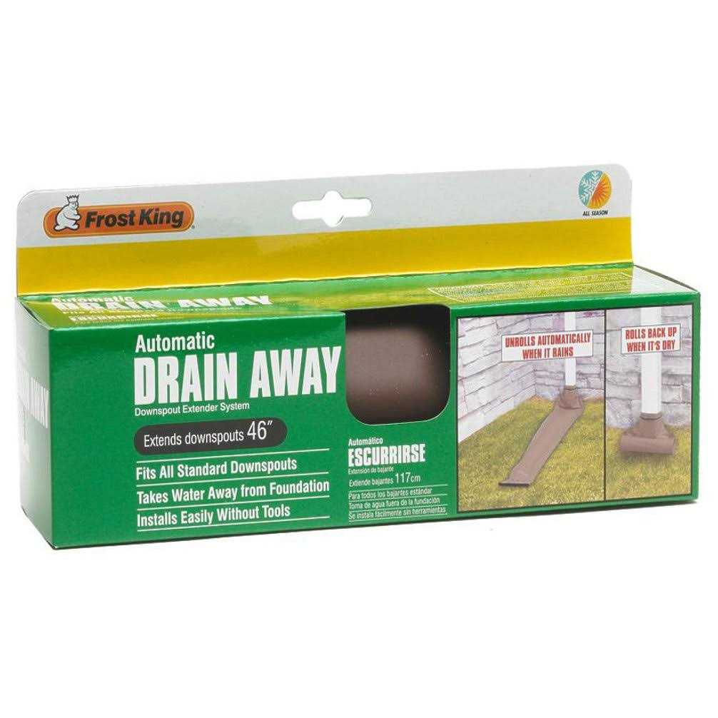 Frost King DE46 Automatic Drain Away for Downspouts - Zenithce