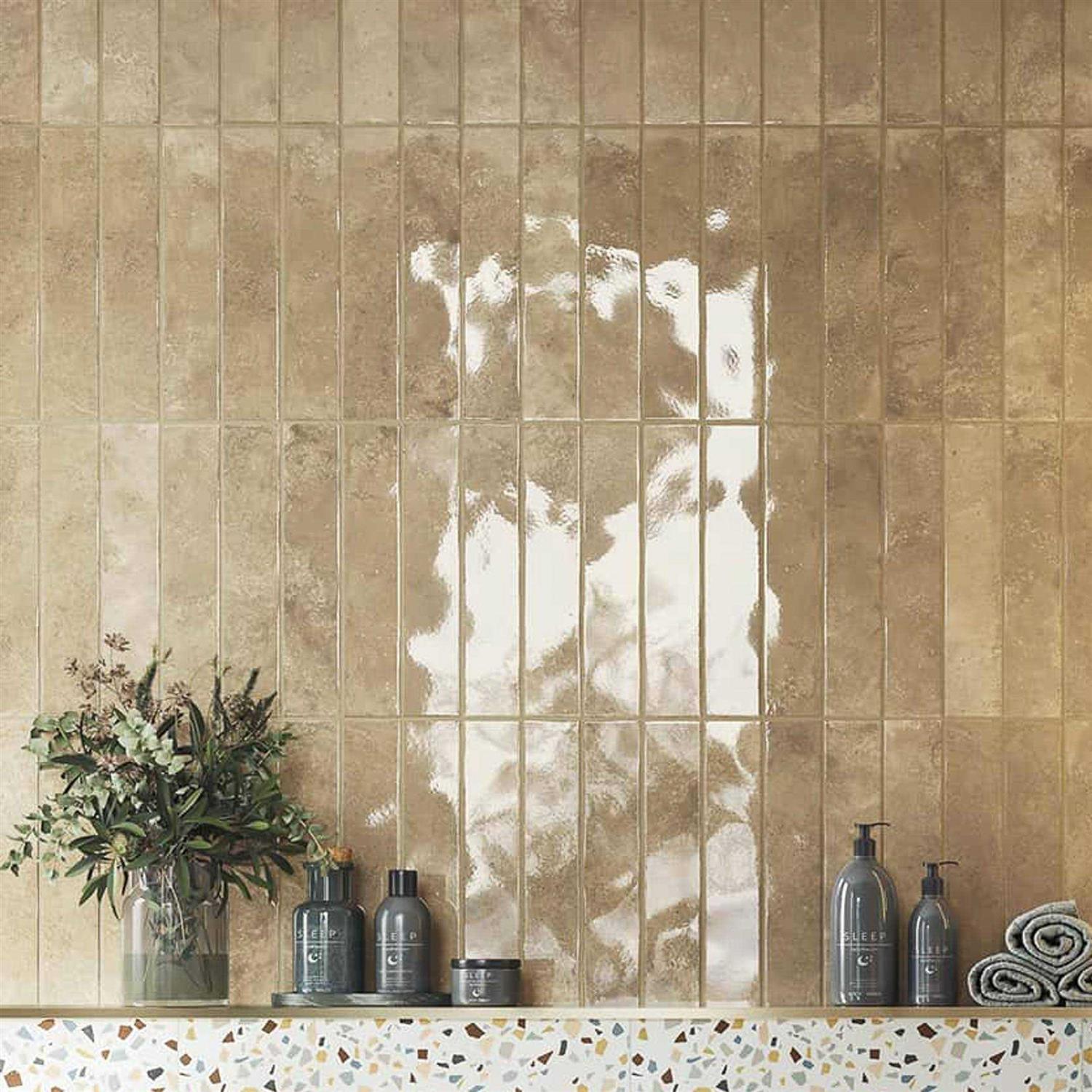 Encore Surfaces Look Series 9.5 x 2.5 Porcelain Bullnose Tile Trim - Zenithce
