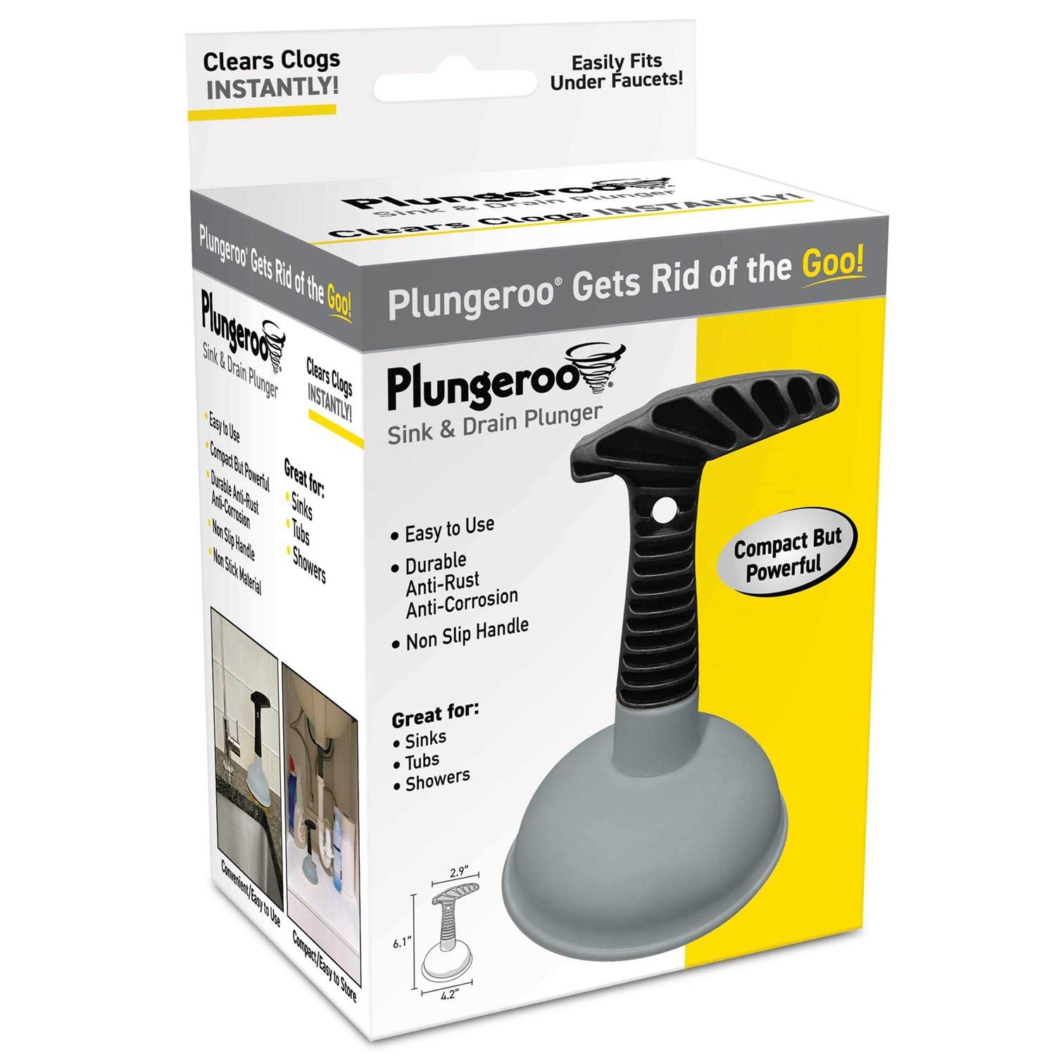 Plungeroo Sink & Drain Plunger - Zenithce