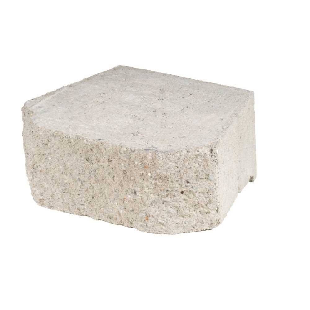 Lowe’s 8.2-in L x 3-in H x 4-in D Veranda Concrete Retaining Wall Block 308610 - Zenithce
