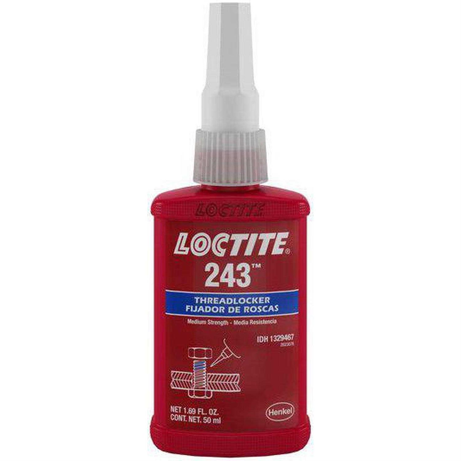 Loctite 242 Medium Strength Threadlocker - Zenithce