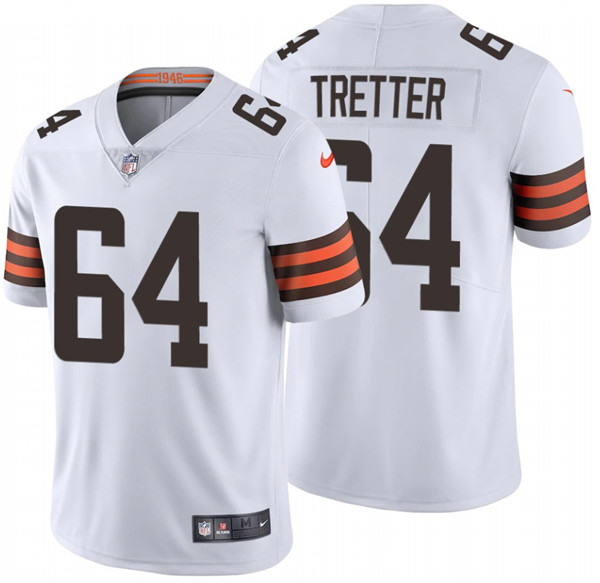 Cleveland Browns #64 JC Tretter New White Vapor Untouchable Limited Stitched Jersey - Zenithce