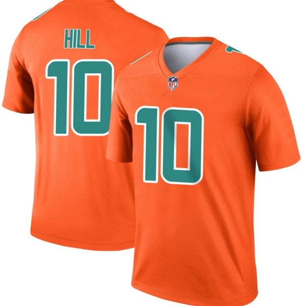 Miami Dolphins #10 Tyreek Hill Orange Inverted Legend Stitched Football Jersey - Zenithce