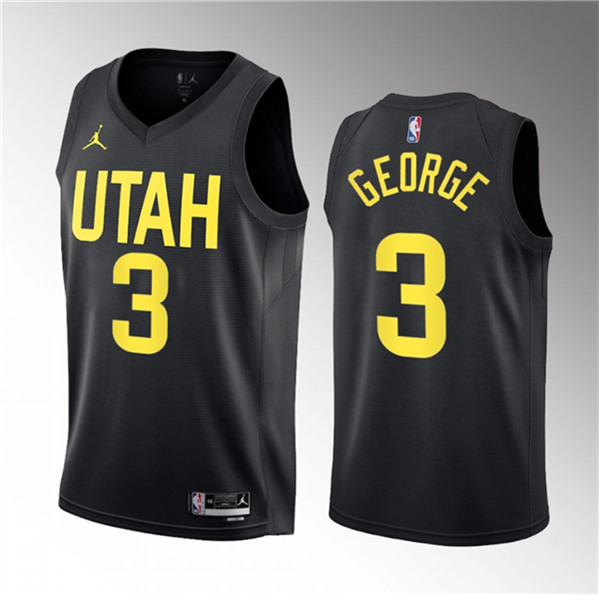 Utah Jazz #3 Keyonte George Black 2023 Draft Statement Edition Stitched Jersey - Zenithce