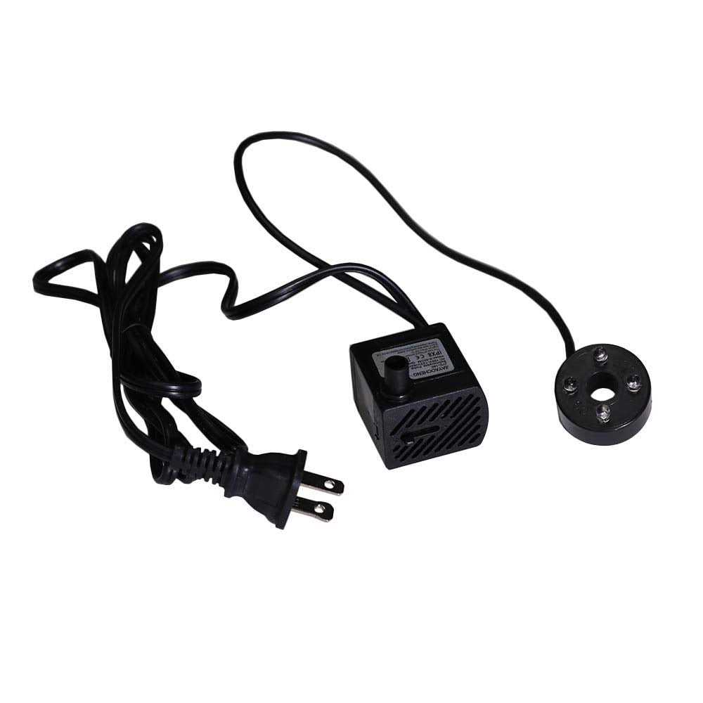Submersible Water Pump 6.1ft Power Cord 200GPH Ultra Quiet Pump with Dry Burning Protection for Fountains - Zenithce