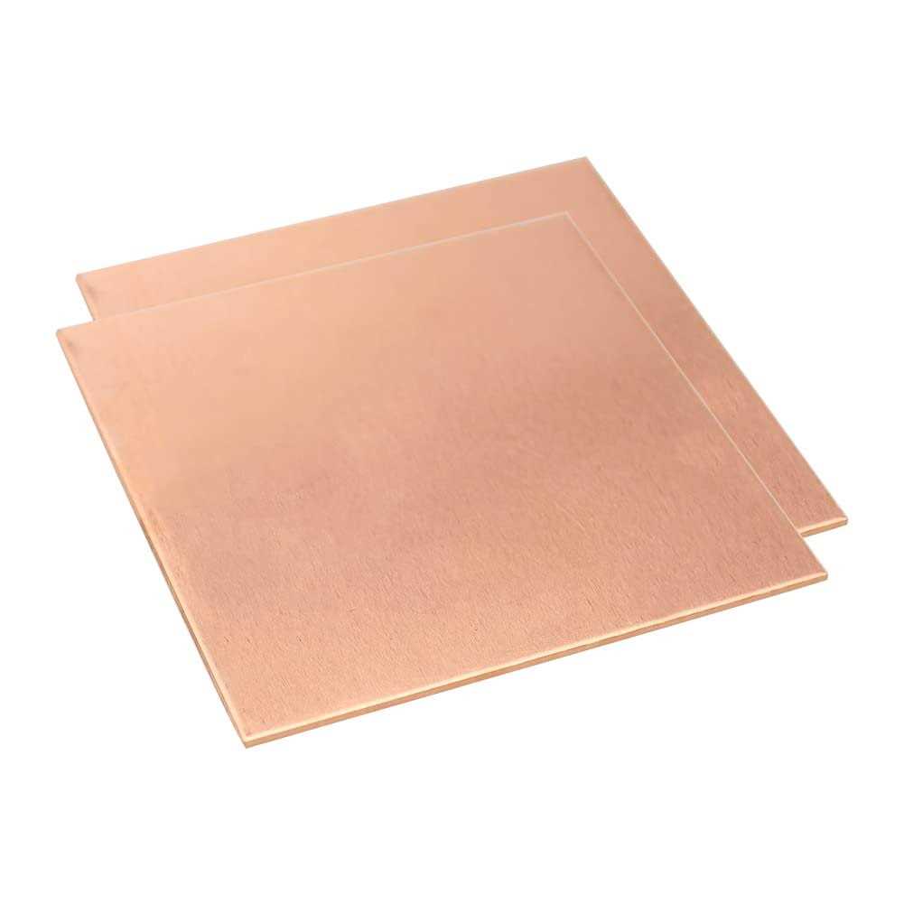 Tynulox Pure Copper Sheet Gauge X 8 X 8 - Zenithce