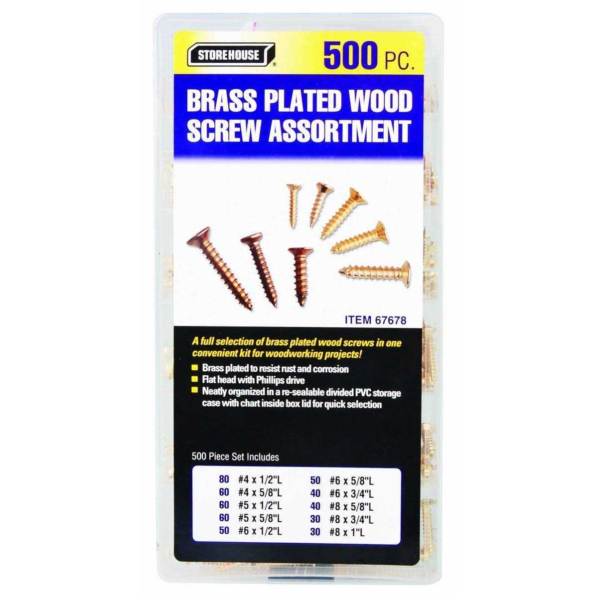 Storehouse 500 Piece Aluminum Blind Rivet Assortment - Zenithce
