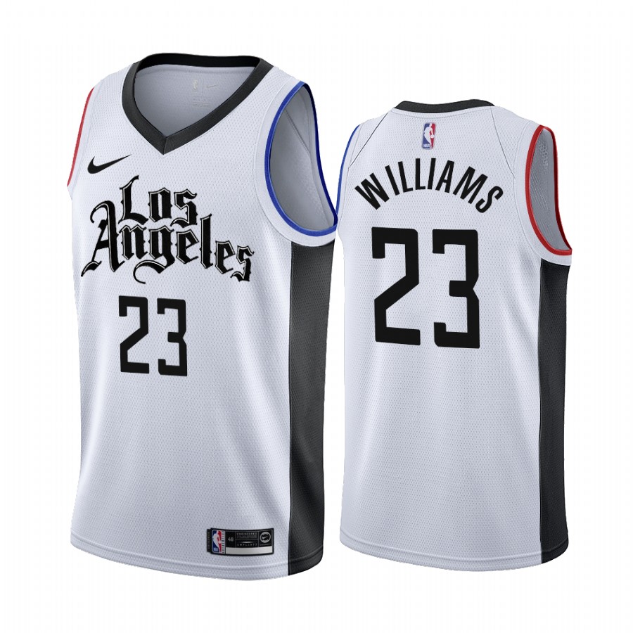 Clippers #23 Lou Williams 2019-20 White Los Angeles City Edition Jersey - Zenithce