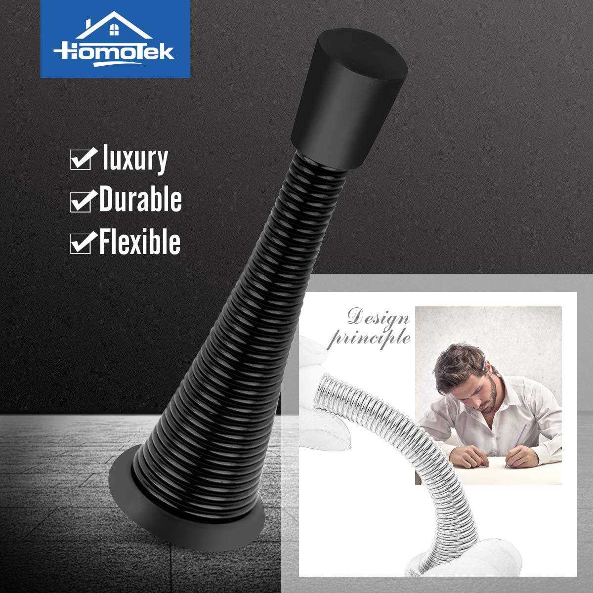 HOMOTEK 12 Pack Spring Door 3-1/8 Heavy Duty Door Stop - Zenithce