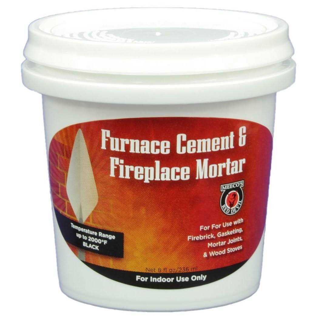 Meeco’s Red Devil 1332 Furnace Cement and Fireplace Mortar - Zenithce