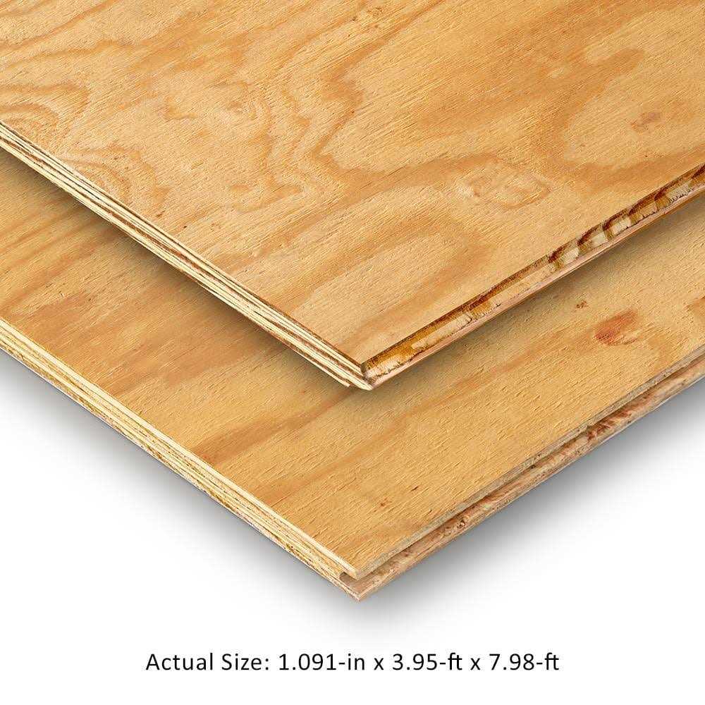 Plytanium 19/32 in. x 4 ft. x 8 ft. Rtd Sheathing Syp 195482 - Zenithce