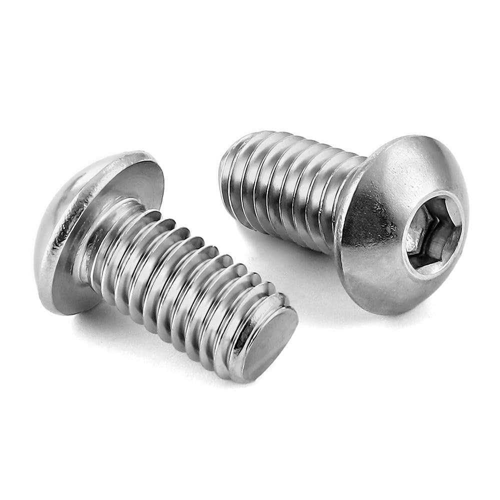 MewuDecor Button Head Socket Cap Screws 18-8 Stainless Steel - Zenithce