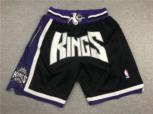 Sacramento Kings Black Pockets Swingman Shorts - Zenithce