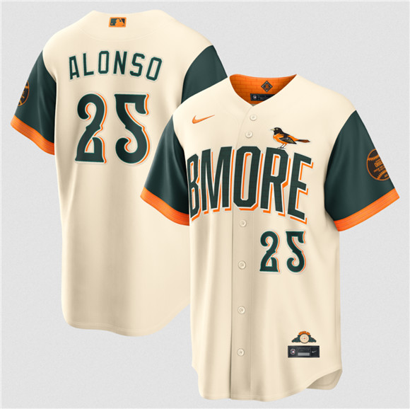 Baltimore Orioles #25 Pete Alonso Natural 2026 City Connect Stadium Stitched Jersey - Zenithce