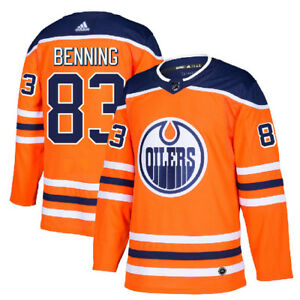 Edmonton Oilers #83 Matt Benning Orange Stitched Jersey - Zenithce