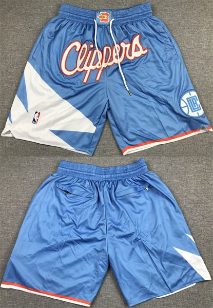 Los Angeles Clippers Blue Shorts (Run Small) - Zenithce