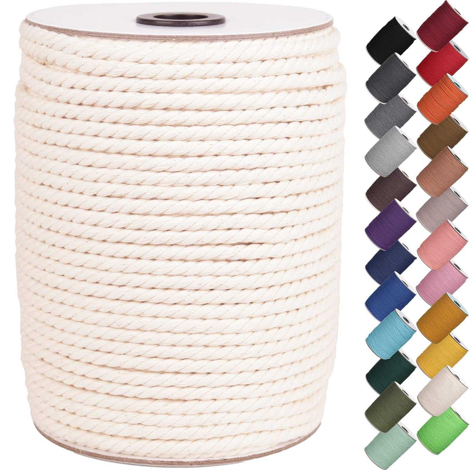 Xkdous Macrame Cord Cotton Macrame Rope - Zenithce