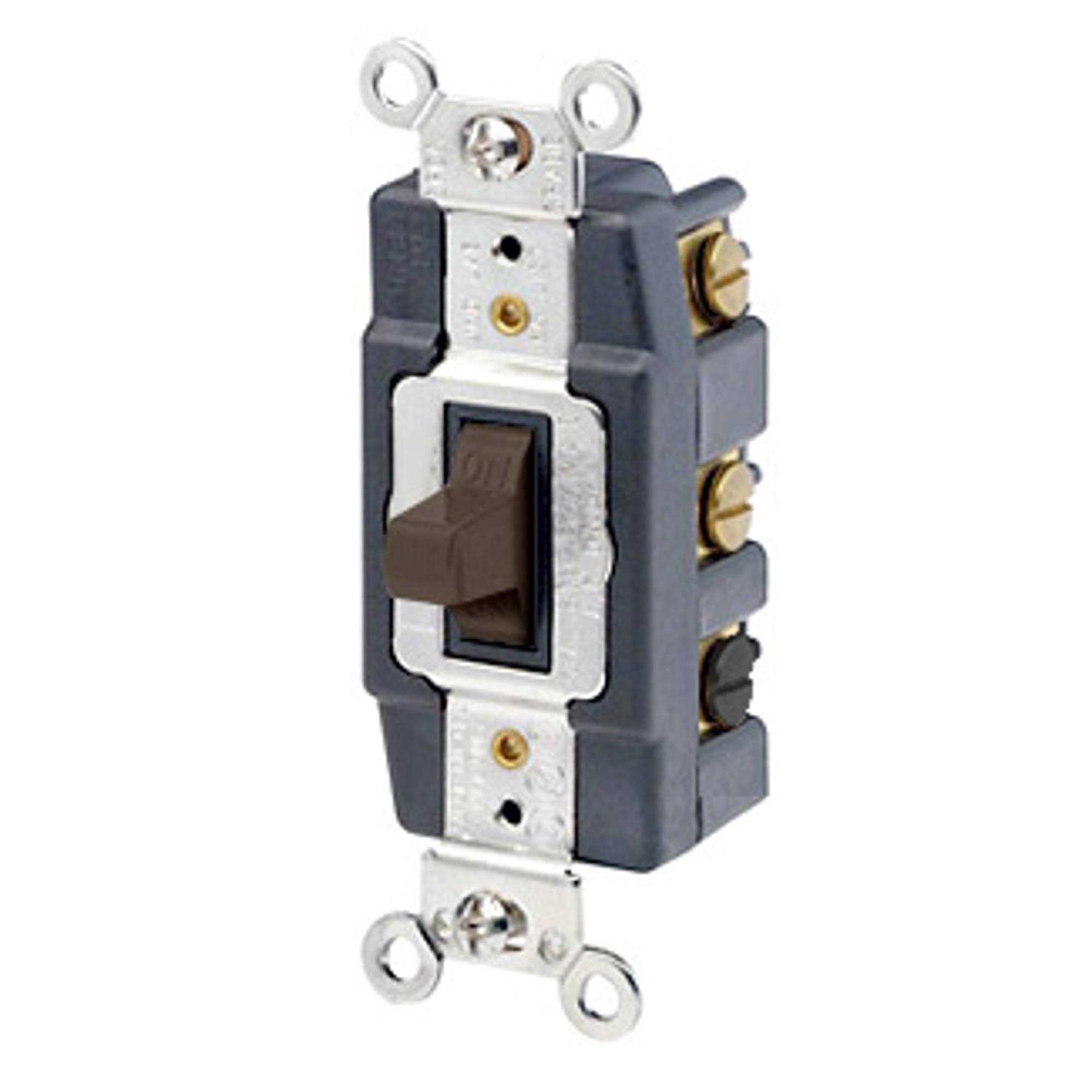 Leviton 20 Amp Double-Pole Toggle Switch Industrial 1286 - Zenithce