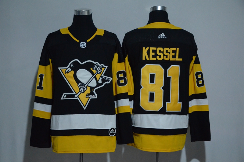 Pittsburgh Penguins #81 Phil Kessel Black Adidas Stitched Jersey - Zenithce