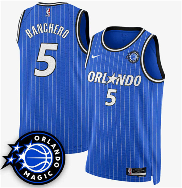 Orlando Magic #5 Paolo Banchero Royal 2025 New Generation of Magic Stitched Jersey - Zenithce