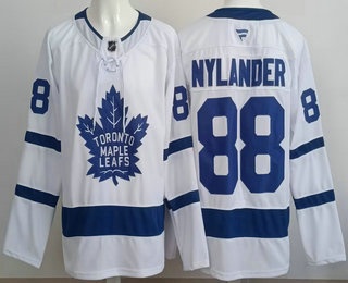 Toronto Maple Leafs #88 William Nylander White Authentic Jersey - Zenithce
