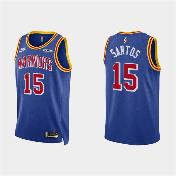 Golden State Warriors #15 Gui Santos 2022 Royal Stitched Jersey - Zenithce