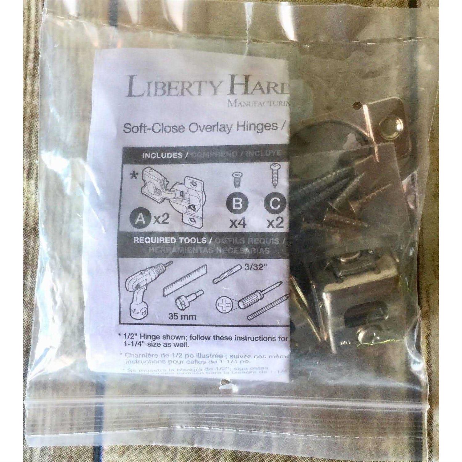 Liberty Hardware 108 Degree Overlay Face Frame Hinge - Zenithce
