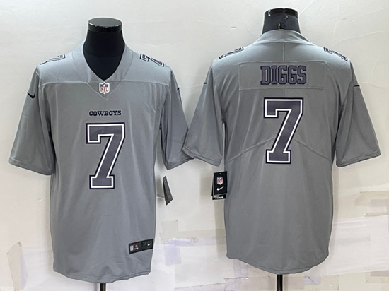 Dallas Cowboys #7 Trevon Diggs Gray Atmosphere Fashion Stitched Jersey - Zenithce