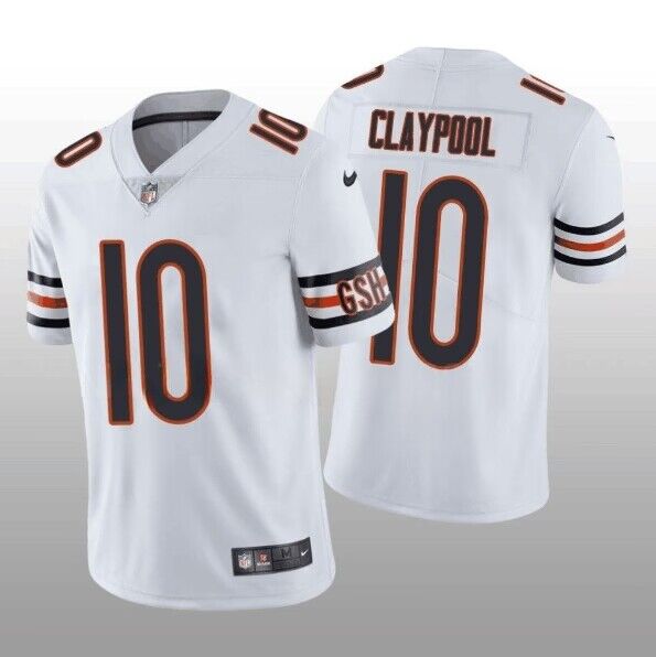 Chicago Bears #10 Chase Claypool White Vapor Untouchable Limited Stitched Football Jersey - Zenithce