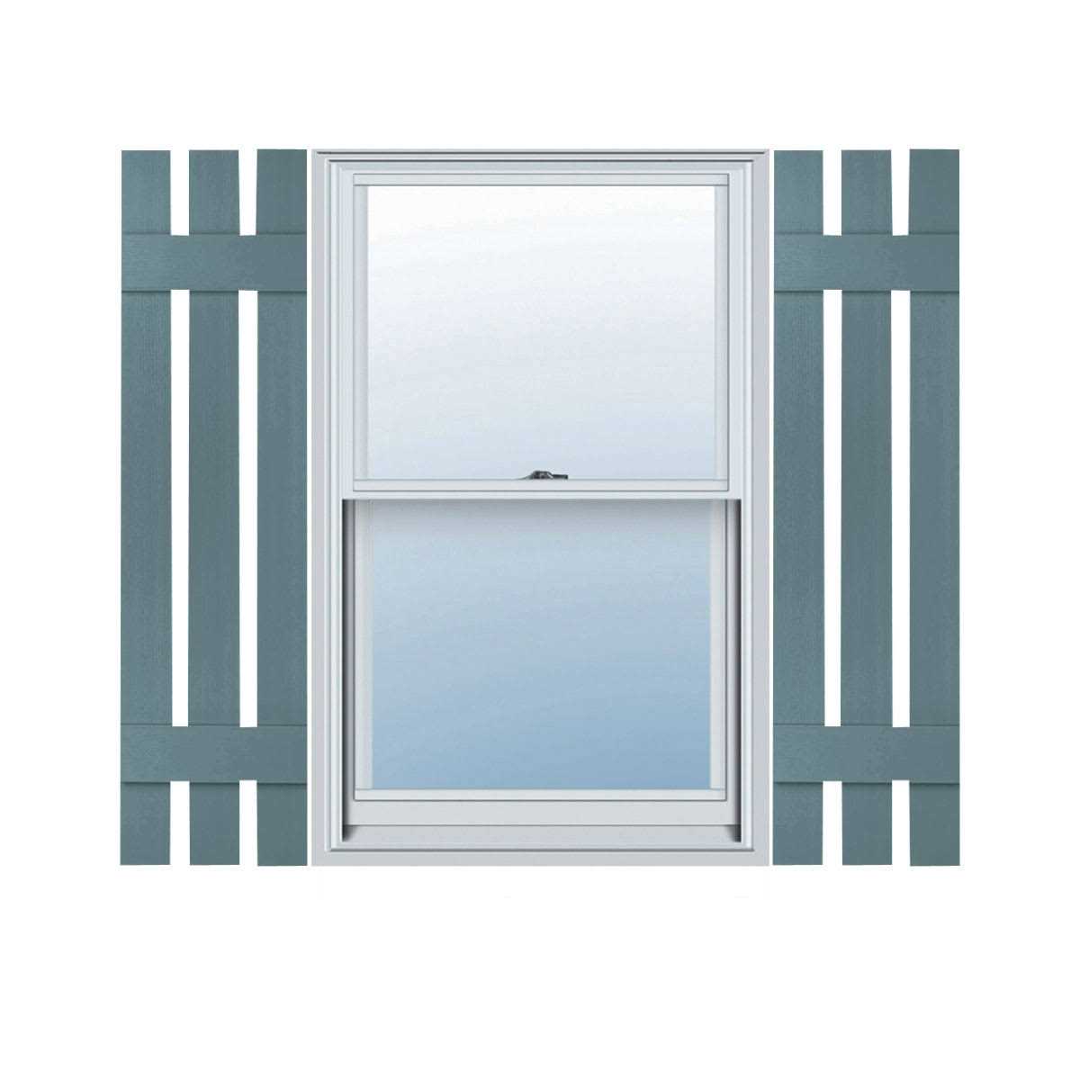 Mid America Raised Panel Vinyl Shutters 1 Pair - Zenithce