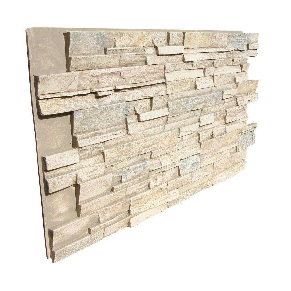 TRITAN BP Stack Stone Interlocking Siding Panel Finished - Zenithce
