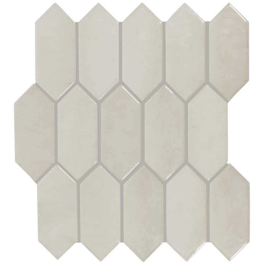 Daltile Miramo 11 in. x 12 in. Glazed Ceramic Picket Mosaic Tile - Zenithce