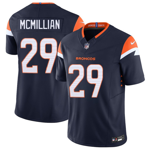 Denver Broncos #29 Ja'Quan McMillan Navy F.U.S.E. Vapor Limited Stitched Jersey - Zenithce