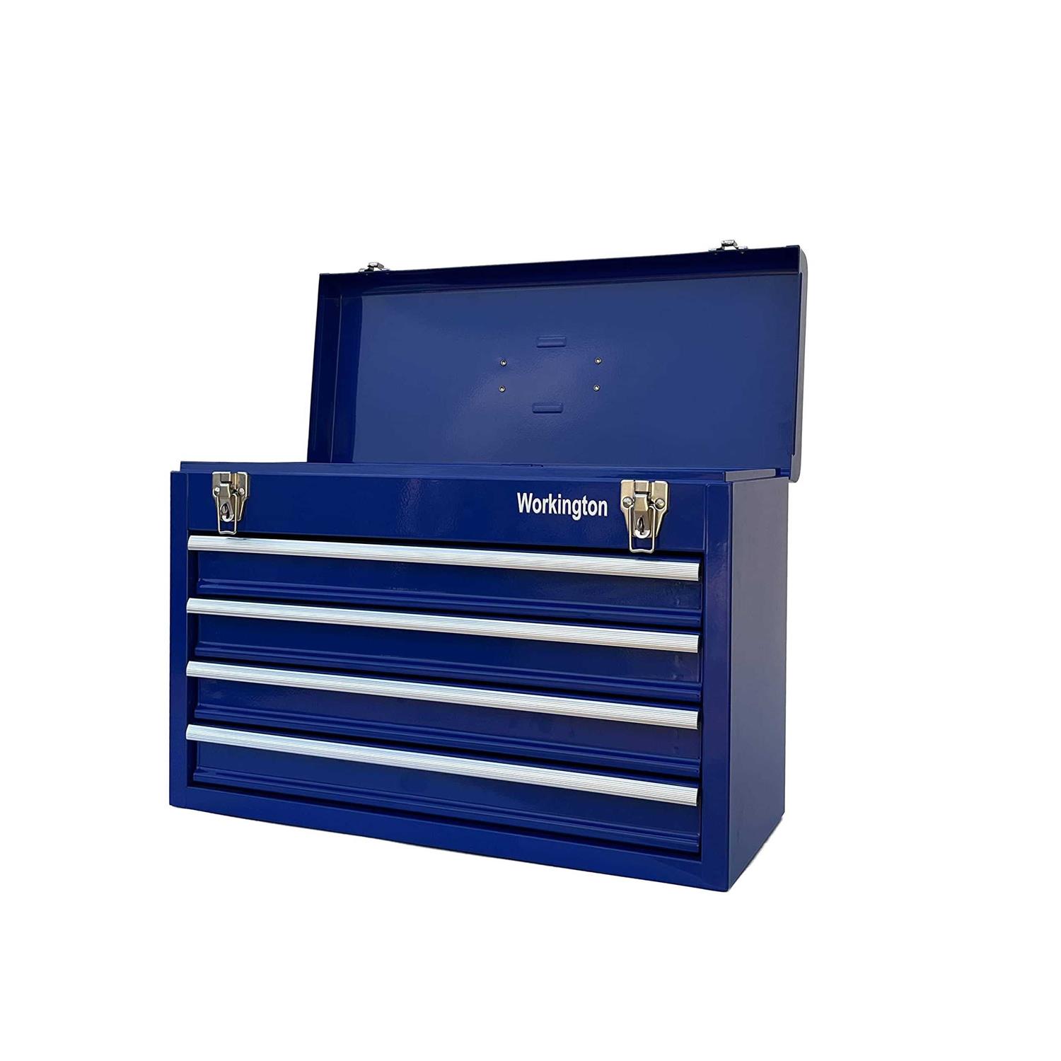 Workington Industrial Drawers Portable Metal Intermediate Box 26 Middle Tool Chest Cabinet with Ball Bearing Drawer Slides - Zenithce