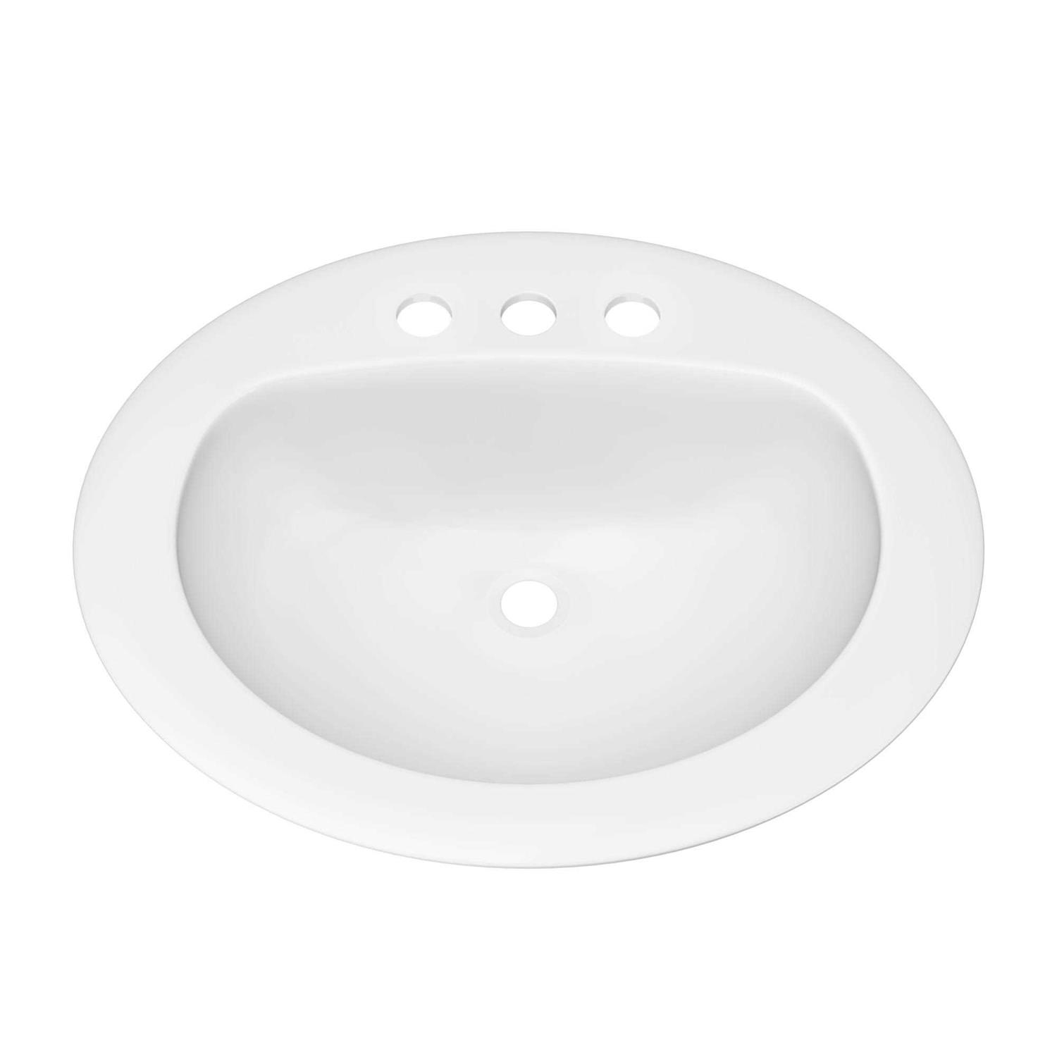PROFLO PF1812U Rectangular 21 Undermount Bathroom Sink PF1812UBS - Zenithce