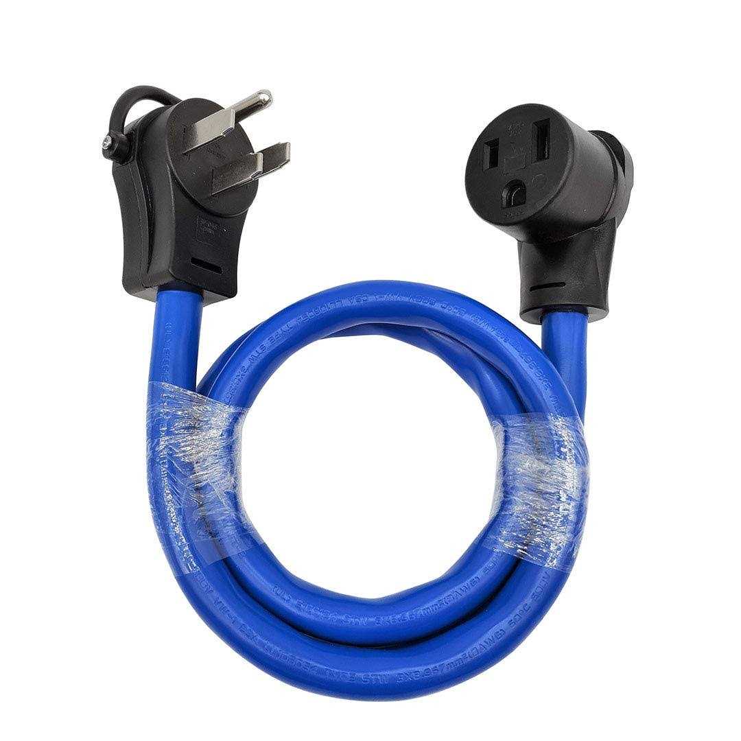 Parkworld 692118 Shore Power Adapter Generator 30A L14-30P Male To Marine 50A Ss2-50r Female with Locking Ring - Zenithce