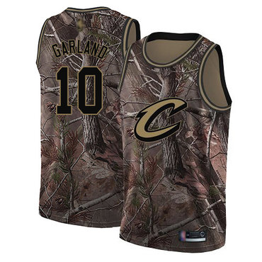 Cavaliers #10 Darius Garland Camo Swingman Realtree Collection Jersey - Zenithce