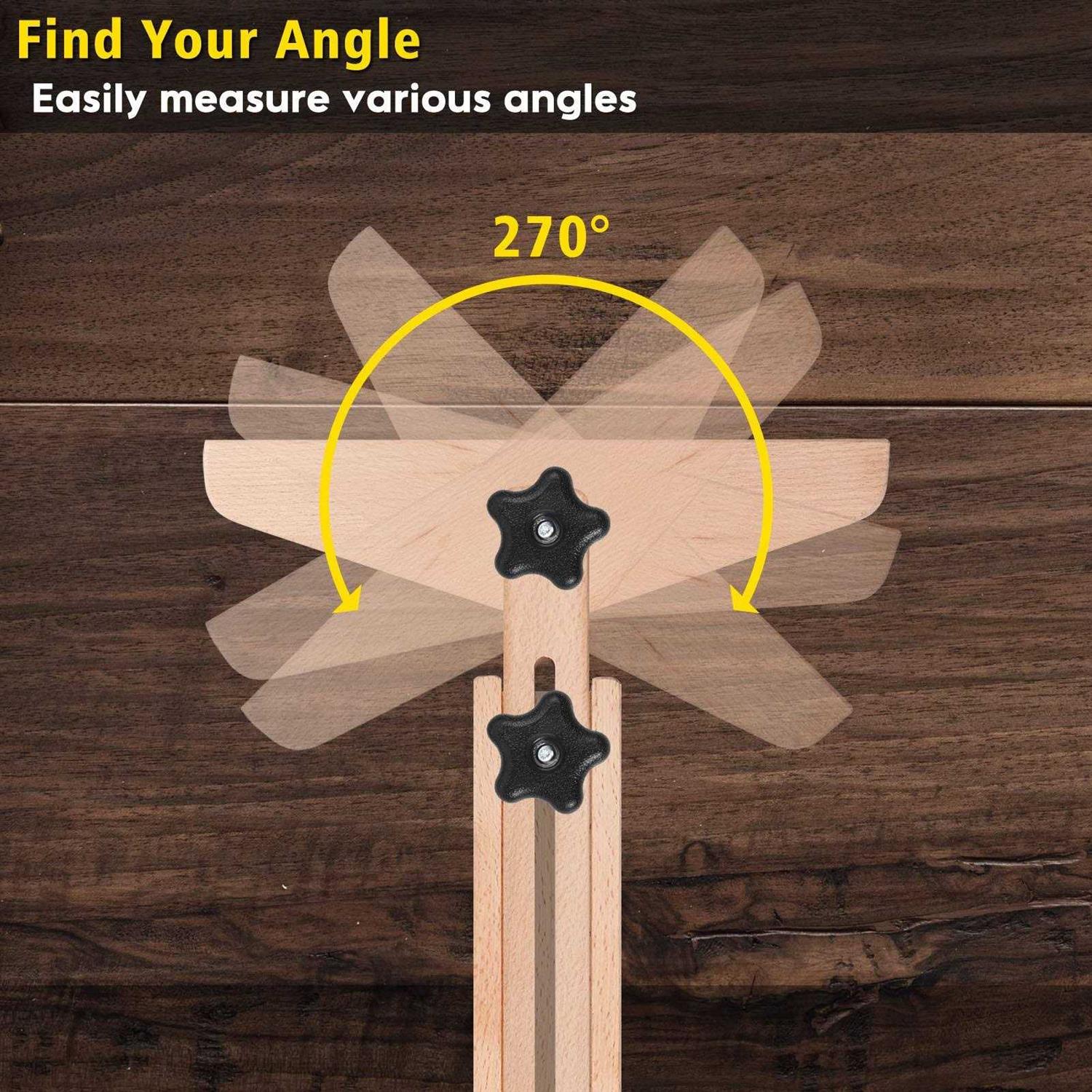Stair Tread Template Tool, Stair Tread Gauge Stair Tread Jig Tool Shelf Layout Tool Set and Measuring Stair Tool Self Scribe Tool for Stairs Riser - Zenithce