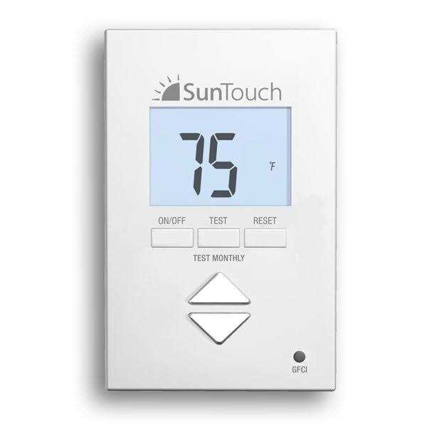 SunTouch 81020606 Programmable Wi-Fi SunStat ConnectPlus Thermostat - Zenithce