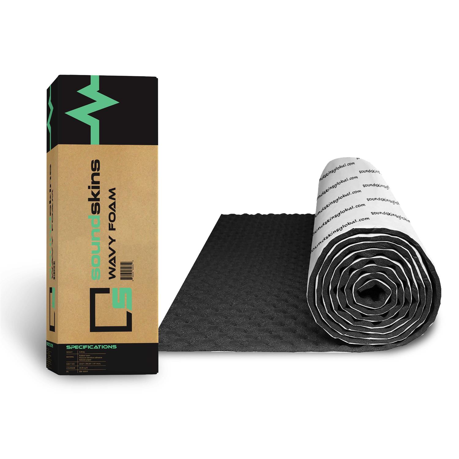 SoundSkins SSK-HTSHLD 394mil/10mm Dual Layer Insulated Heat Shield Mat - Zenithce