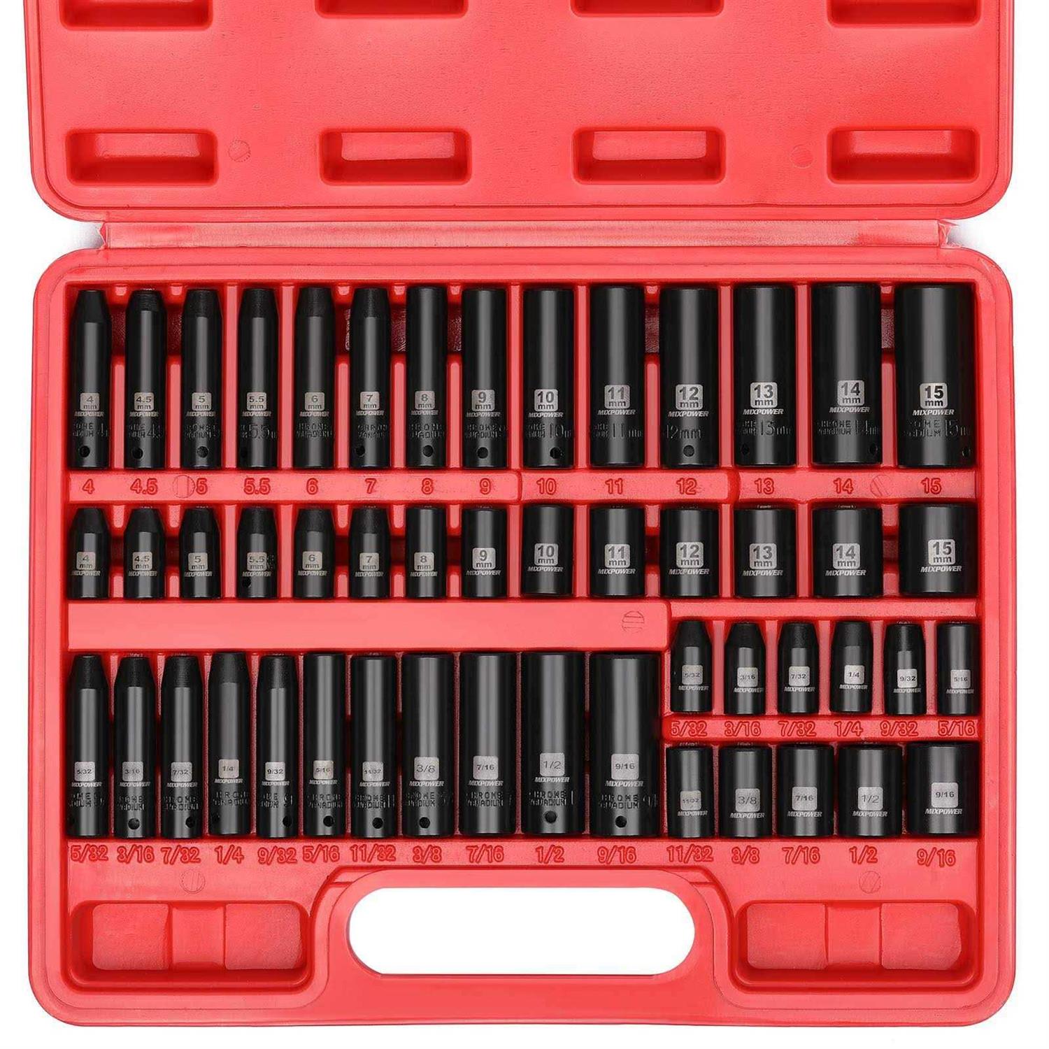 mixpower 25 Piece Torx Bit Socket and Female External Socket Set - Zenithce