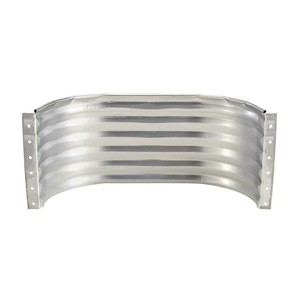 Shape Products 37 in. x 12 in. x Steel Straight Area Window Well 3718AW - Zenithce