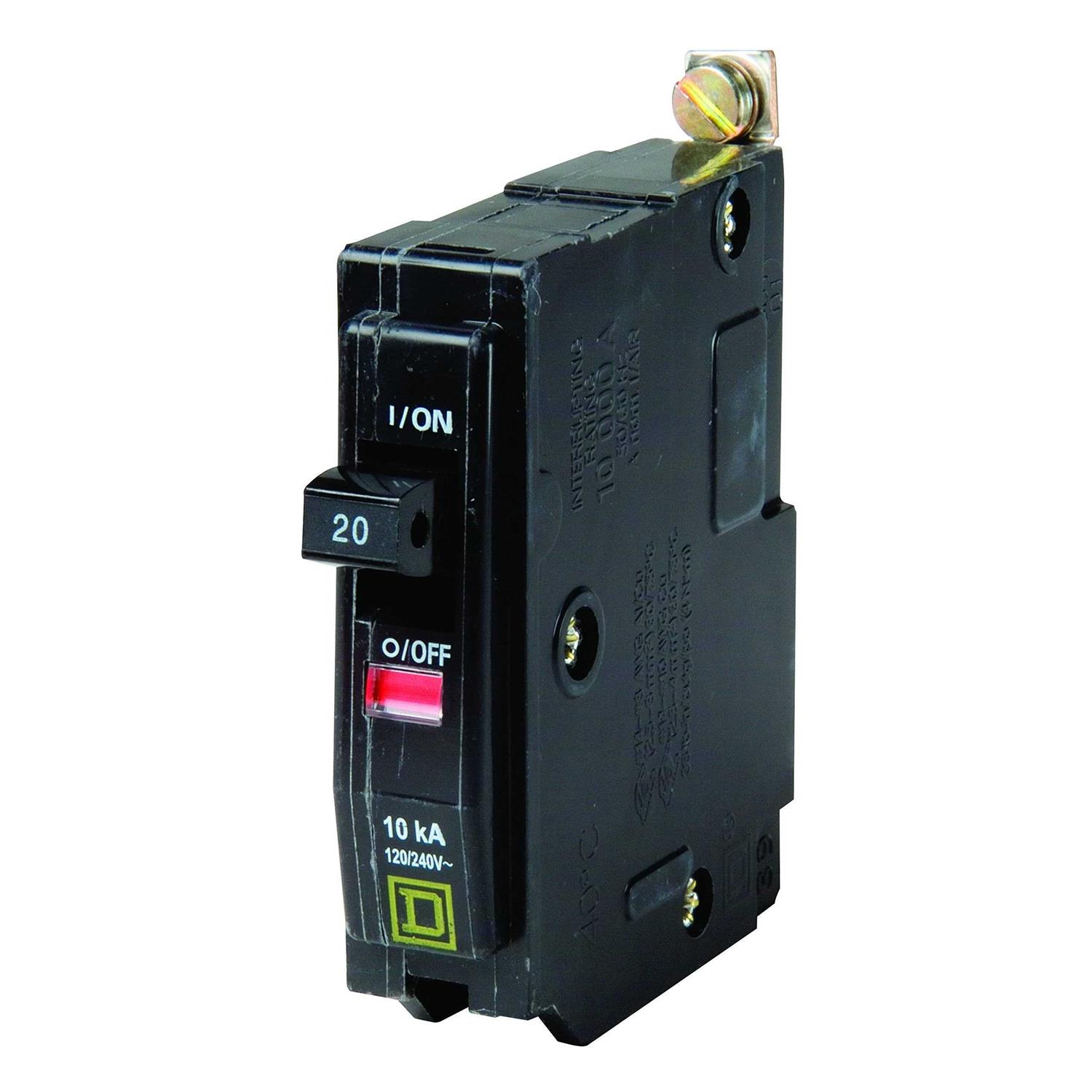 Square D QO 20 Amp Single-Pole Circuit Breaker - Zenithce
