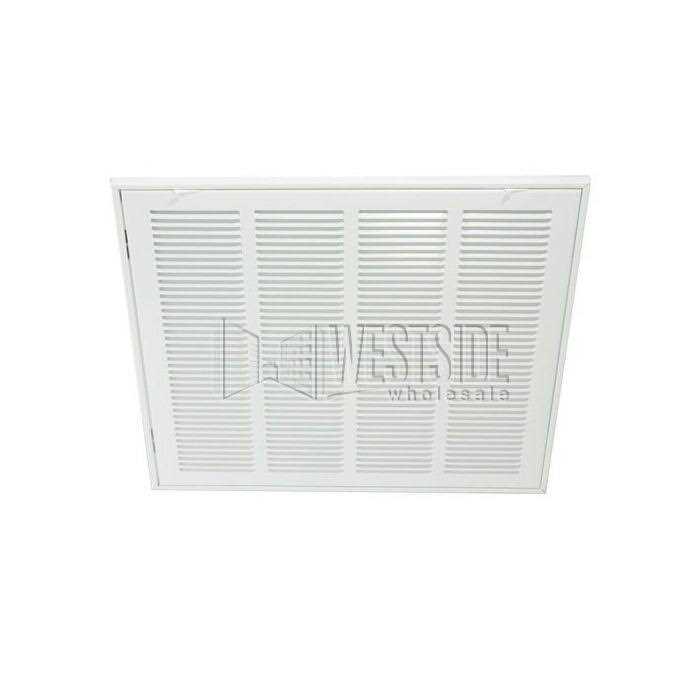Hart Cooley 650 Series White Flat Wall Return Air Grille - Zenithce