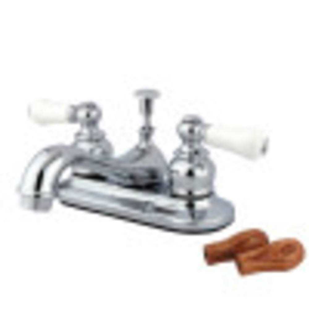 Kingston Brass KB5611PL Restoration 4 in. Centerset Bathroom Faucet - Zenithce