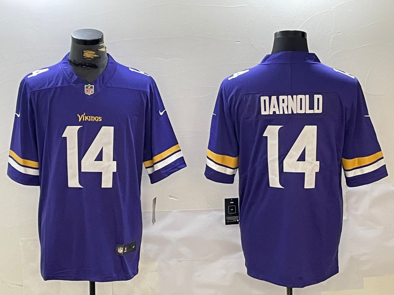 Minnesota Vikings #14 Sam Darnold Purple Vapor Untouchable Limited Stitched Jersey - Zenithce