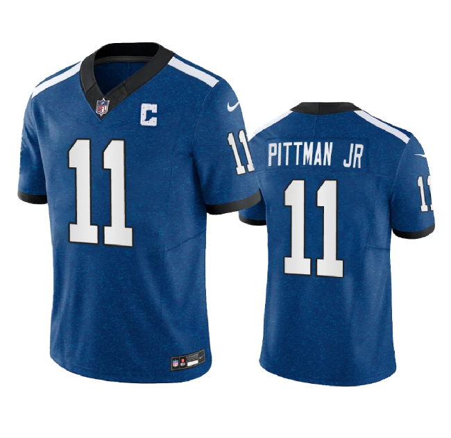 Indianapolis Colts #11 Michael Pittman Jr. Royal 2023 F.U.S.E. Indiana Nights Limited Stitched Jersey - Zenithce